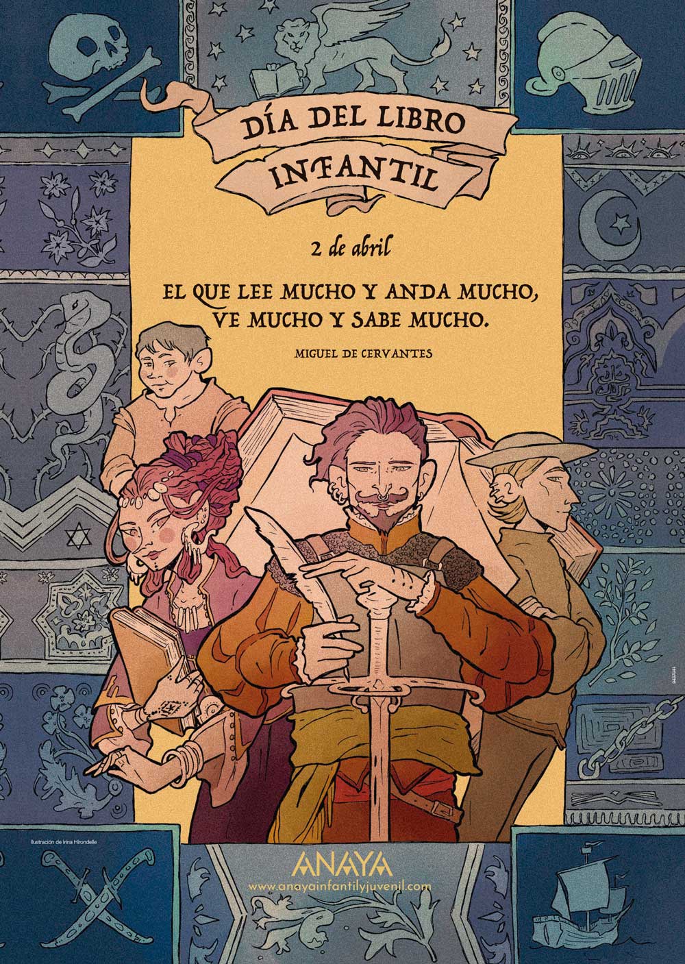 Cartel del Día del Libro Infantil 2023