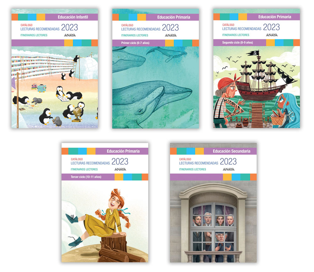Catálogos de lecturas recomendadas por itinerarios lectores 2023