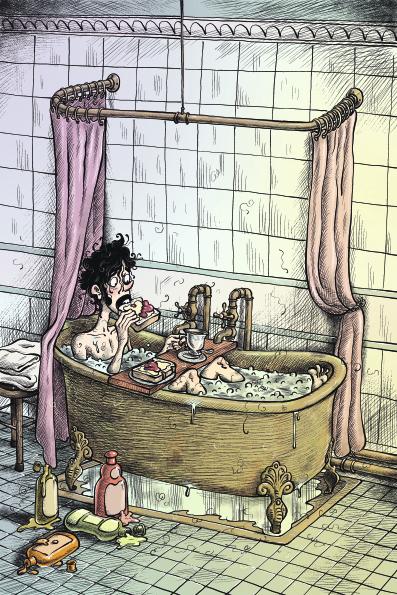 Apestoso tío Muffin (ilustración de Víctor Rivas)